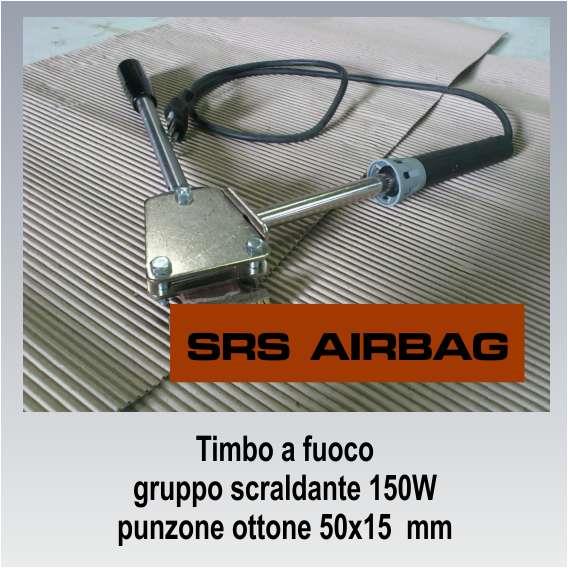 Timbro a fuoco  per legno 50x15 mm