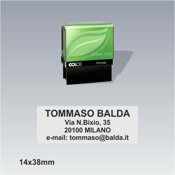 Timbro Autoinchiostrante Colop printer 20 g7 green line