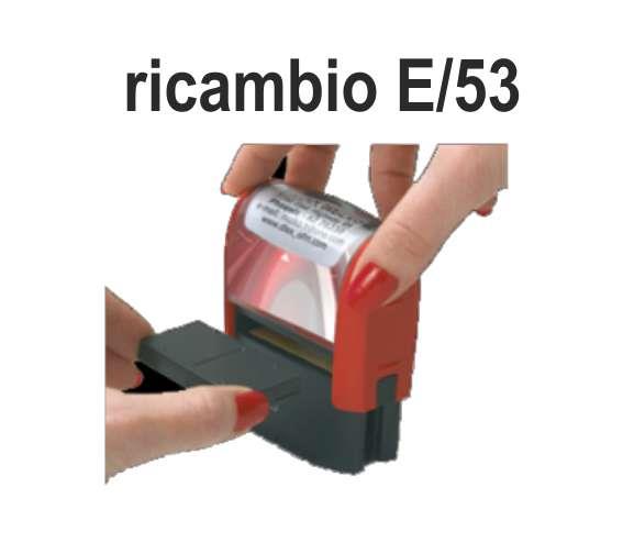 Timbro DATARIO piastra  misura 30x45 mm pr 53 dater