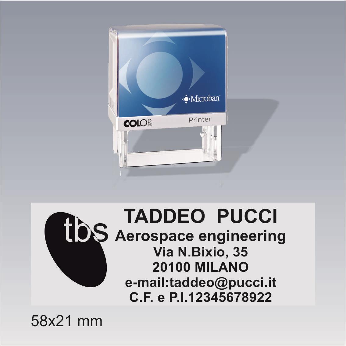 Timbro Autoinchiostrante Colop printer 40 G7 Microban