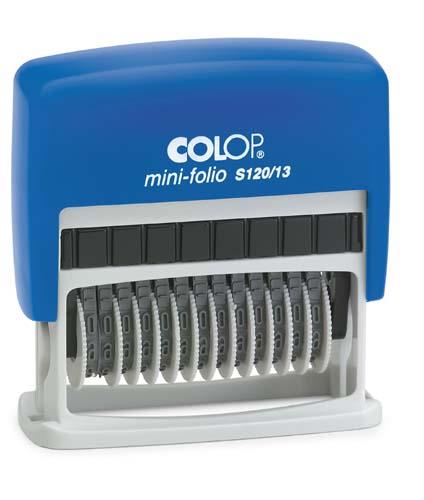 Timbro numeratore autoinchiostrante S120/13 (4 x 42 mm)